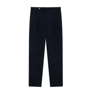 [벨리프]Essential Gaberdine cotton 2Pleats Easy chino (NAVY)