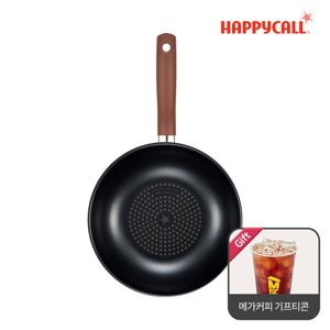 [리뷰후기+메가커피 기프티콘 증정] 해피콜 에브리쿡 다이아몬드 IH 인덕션 궁중팬 28cm(아몬드베이지)