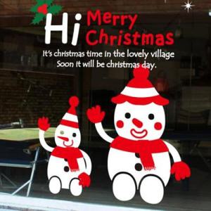 아트박스/뭉키데코 크리스마스시트지_성탄절 눈사람인형