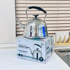 맑은하루 스텐 IH 인덕션 실버 주전자 5L 인덕션주전자 물주전자 가정용주전자 스텐주전자 스텐레스주전자
