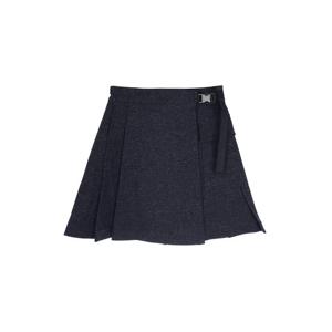 [엘러브] 새상품 디올 플리츠 랩 스커트 38 네이비 5ET1441