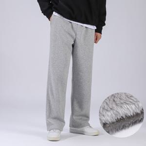 [후앙스] 기모 허리밴딩 보아털 겨울 일자 트레이닝 바지 PWBP5275