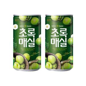 웅진 초록매실 180ml x 30캔 소캔