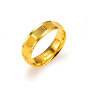 [한국금다이아몬드] 남자 순금 반지 심플 스퀘어 24K 7.5g 애끼 검지 중지