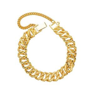 [한국금다이아몬드] 남자 순금 팔찌 팔각 밀그레이 24K 37.5g 18K장식