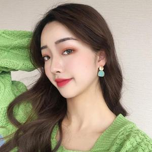 [리더스]  펄 원석 반짝이 골드 여성 패션 귀걸이