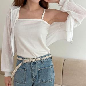 [아이우먼]빅사이즈 406 올데이면골지탑나시 DGYP744