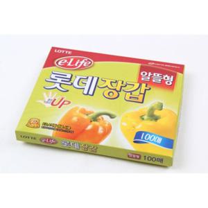 100매 롯데 위생장갑 NEW 알뜰형 비닐장갑 장갑 주방장갑 일회용장갑 일회용품 주방용품