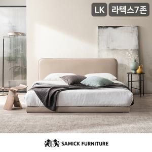[삼익가구]루시 슬림형 라지킹 저상형 침대(라텍스 7존 독립 매트리스-LK)