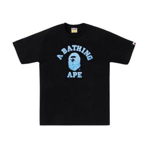 베이프 Abc 씨 서피스 카모 컬리지 티셔츠 블랙 0ZXTEM10005XN