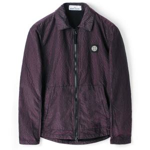 20FW 스톤 가슴패치 집업 오버셔츠 보라 731511534 V0129