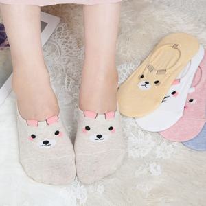 [무료배송] 여성 입체귀요미 실리콘 덧신 10켤레 여자 학생 페이크삭스 면양말