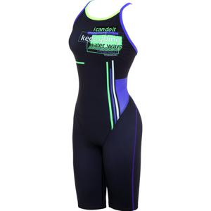 여자 실내 수영복 토네이도 반신 강습용 스윔웨어 이스트 바이올렛