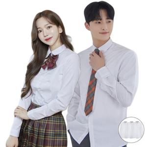 교복몰 (3장 패키지) 남여 최고급 교복셔츠 3장  교복