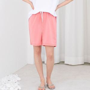 5부 반바지 데일리 여성실내복 밴딩팬츠 숏팬츠 여름