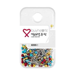 사무용 문구 판교 칼라진주핀 AP-2400