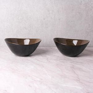 아트박스/루전 [루전] 러스틱 제이드 면기 2인세트 라면그릇