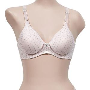 글로리 도트 3 4컵 몰드 노와이어 A컵 브라 뽕브라