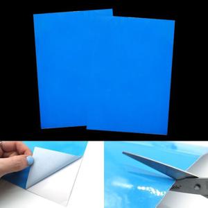 야광 종이 스티커 A4 파랑색 A4야광종이 야광지 야광시트지 야광스티커 형광시트지A4