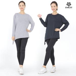 빅사이즈요가복 운동복 옆트임긴팔 STL069A10