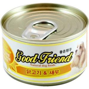 굿프랜드 닭고기와 새우 캔 100g