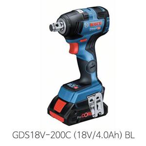 보쉬 충전임팩트렌치 GDS18V-200C 18V 4.0Ah