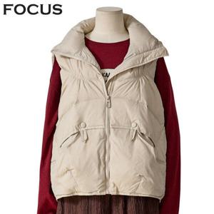 [포커스]덕다운조끼패딩 FW4J3VT3058_SH