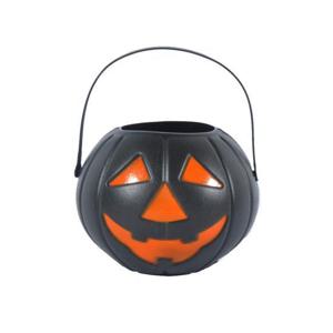 호박바구니 중 할로윈호박바구니 파티용품 캔디 펌킨 소품 블랙