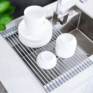 공간활용 식기건조 튼튼한 싱크대 돌돌이매트 박스포
