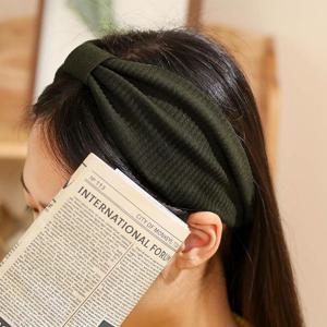 엔젤슈슈 리본 골지 터번 헤어밴드 데일리 반다나