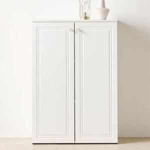 샤를 800 거실 다용도 옷 틈새 낮은 슬림 수납장 3단 3칸 (착불)