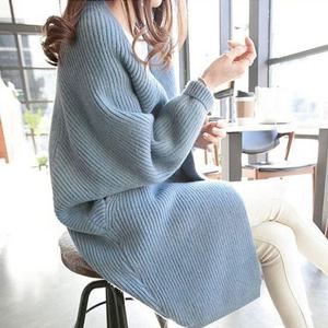 [에이치플러스몰]니트 슬림 롱 가디건 LD-1050
