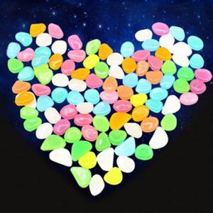 루미너스 자갈돌대 야광 1봉지100개 야광돌 야광자갈 야광돌맹이 어항돌 자갈돌