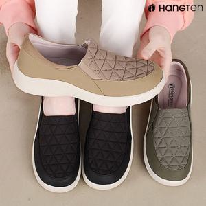 행텐 HT-1067 여자 슬립온 퀄팅 데일리 스니커즈 편한 쿠션 운동화 캐주얼 신발