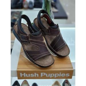 [허시파피]허시파피 세이브존05 남성천연소가죽광폭샌들 JS3M011