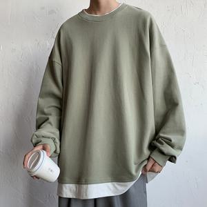 [슈썸]남성 패션 오버핏 스트릿핏 긴팔 티셔츠 INSUM108N