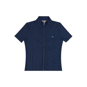 타미힐피거 여성 슬림핏 집업 반팔 티셔츠 DW0DW09780 C87