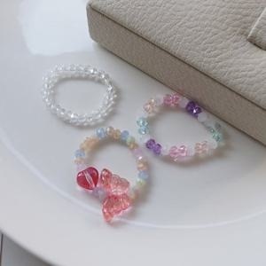 rcd2055 비즈반지 3개set