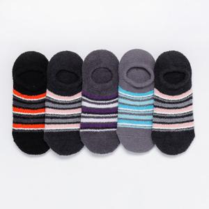 아놀드파마 여성 극세사 페이크삭스 수면 양말 덧신 5족