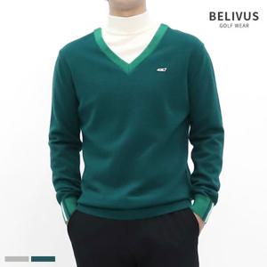 [빌리버스] 골프웨어 남자 니트 BOBT016 울 티셔츠