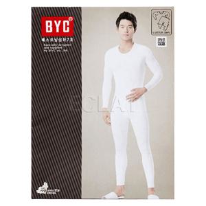 [BYC] 베스트 남성 내복 상하 세트-WH