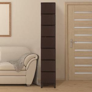 가든 라탄 서랍장 슬림형 8단 플라스틱 수납장