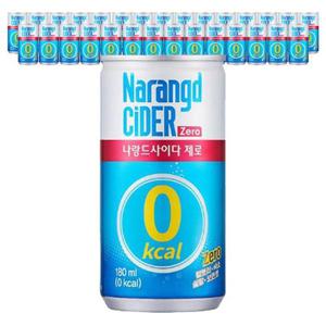 동아오츠카 나랑드사이다 제로 180ml x 30캔