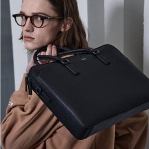 [헤지스ACC] 블랙 소가죽 서류가방 HJBA3E601BK