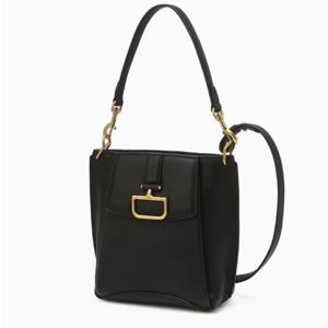 [닥스] 블랙 버클장식 소가죽 크로스백 DCBA5E820BK