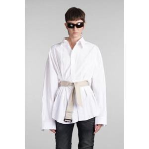 발렌시아가 블라우스 409494 809066TNM60 WHITE