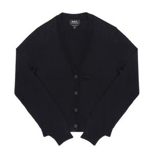 아페쎄 COEZJ F22316 IAK DARK NAVY JOSEPHINE 조세핀 크레이프 브이넥 여성 가디건