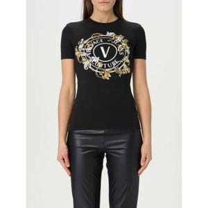[VERSACE] 라프리마 여성 티셔츠 78HAHC01CJ02C G89 블랙 /6