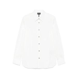 25 FW 엠포리오아르마니 자카드 로고 코튼 셔츠 EM001537AF14341 TP438204718