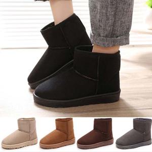 여성 겨울신발 털안감 부츠 미들 스웨이드 신발
